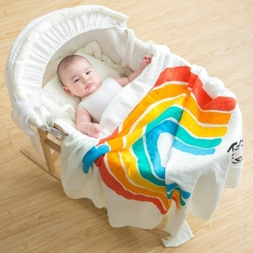 NEW Muslin Tree Baby Milestone Blanket Set